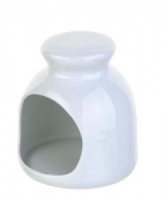 Grasera cerámica blanca con filtro Versa